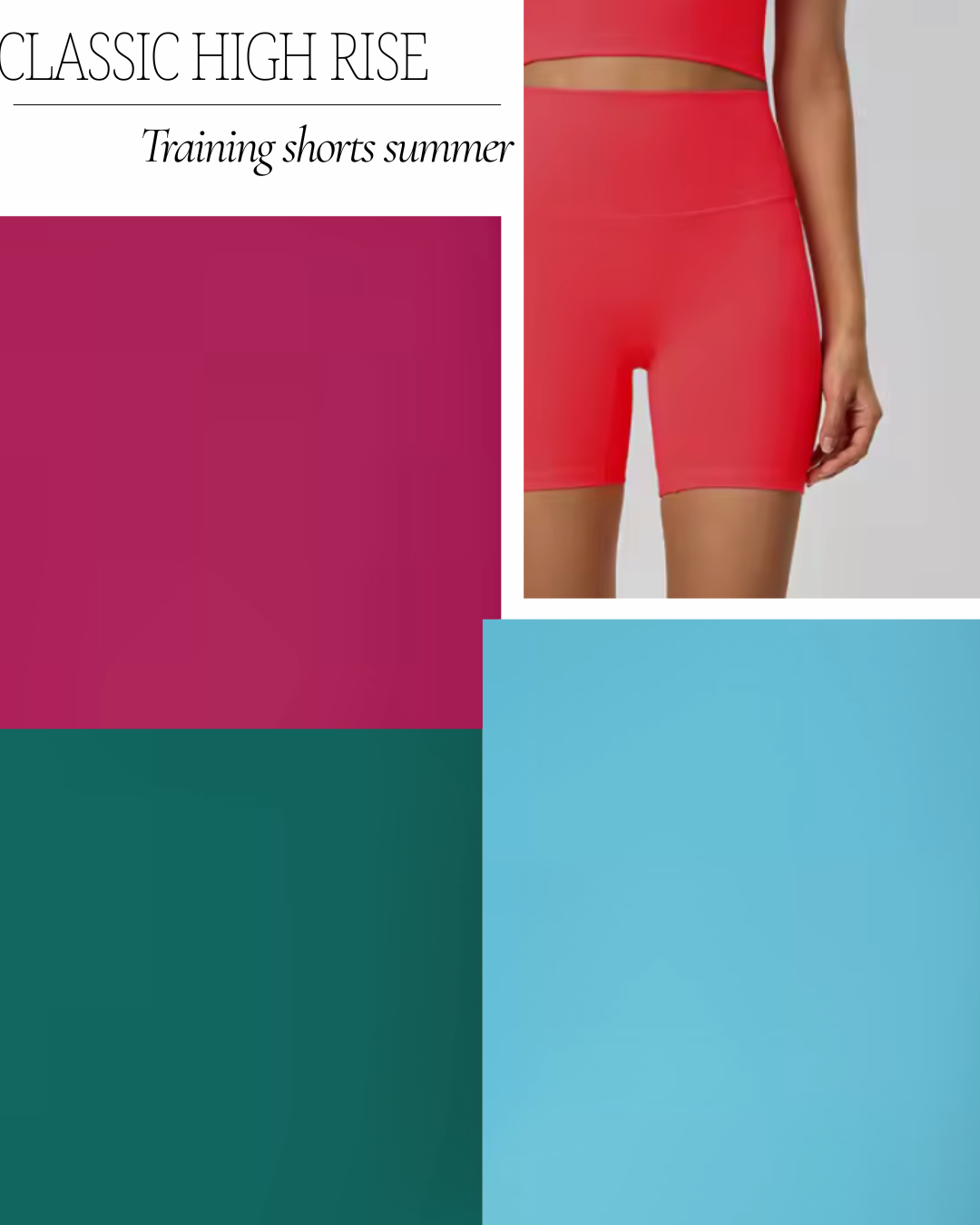 High Rise training shorts 4inch (pre order)