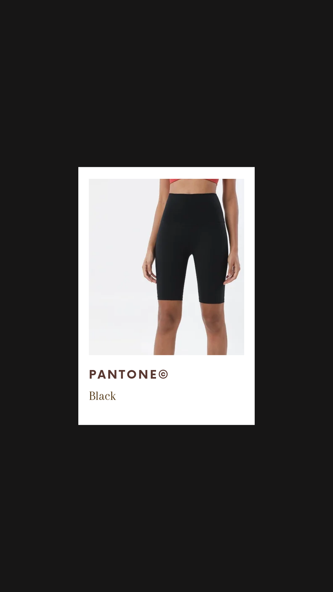 High Rise biker shorts 6inch