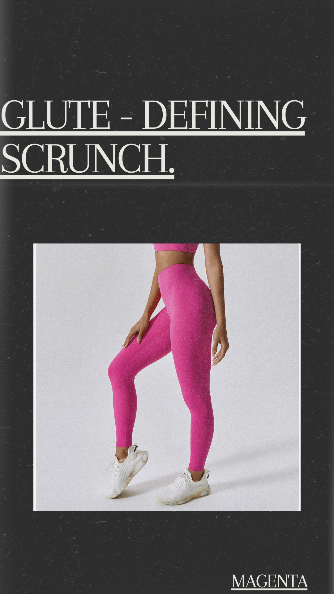 Glute Defining Scrunch Leggings (minimal)