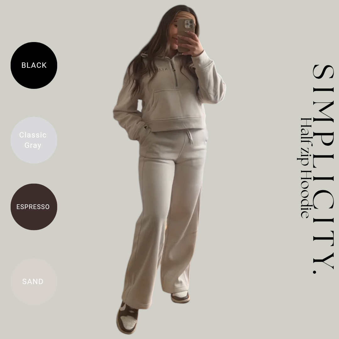 Simplicity Half Zip Hoodie (pre-order)