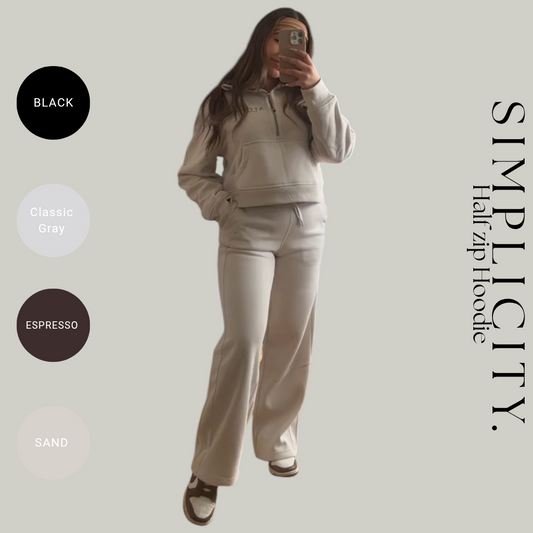 Simplicity Half Zip Hoodie (pre-order)